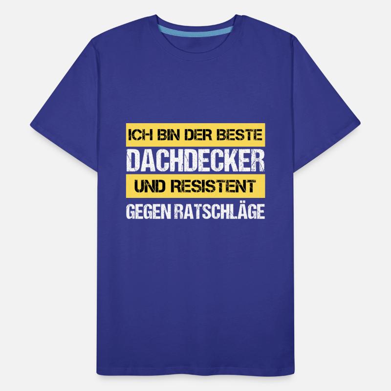 Resistenter Dachdecker Männer Premium Bio T-Shirt