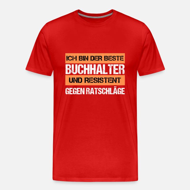 Resistenter Buchhalter - Männer Premium Bio T-Shirt - undefined