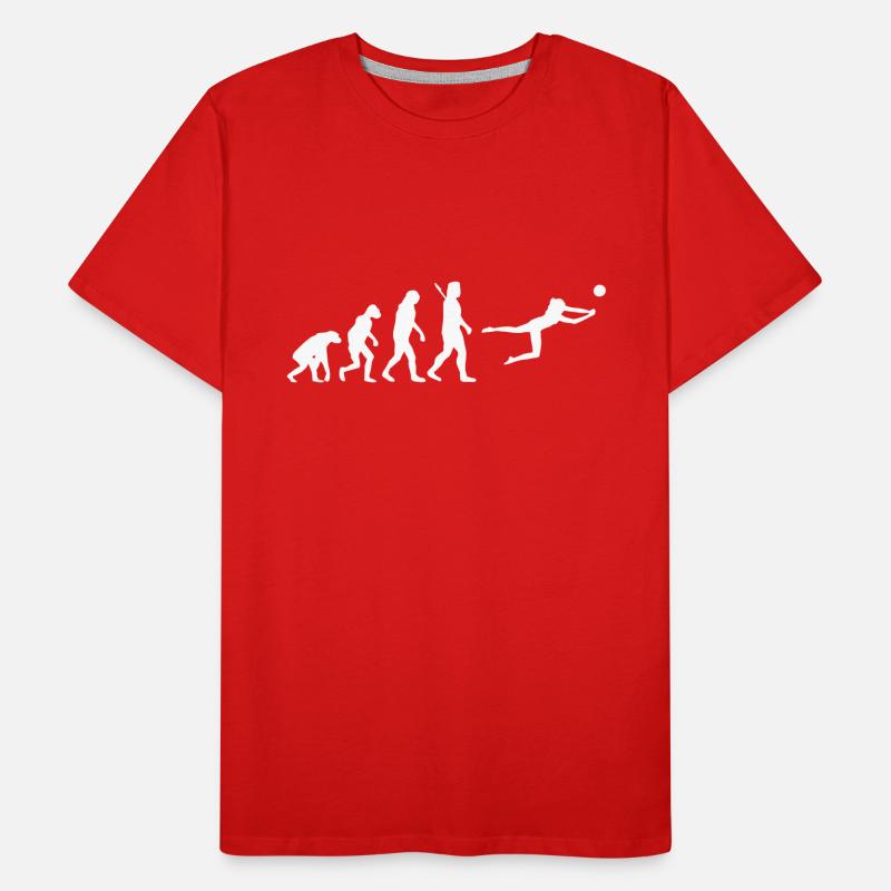 Evolution Beachvolleyball Männer Premium Bio T-Shirt