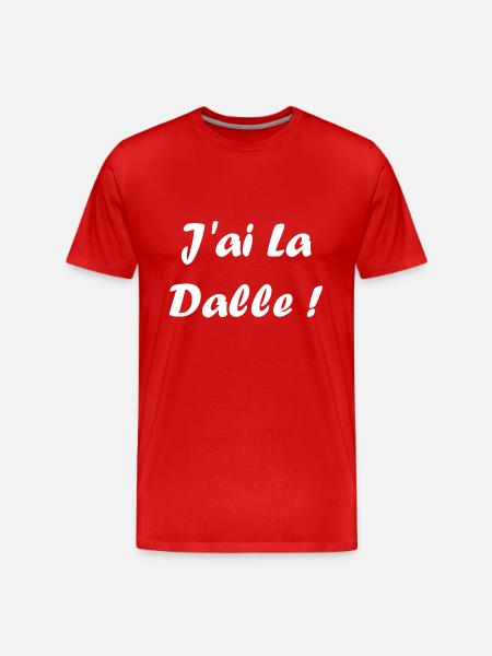 j'ai la dalle - T-shirt bio Premium Homme - rouge