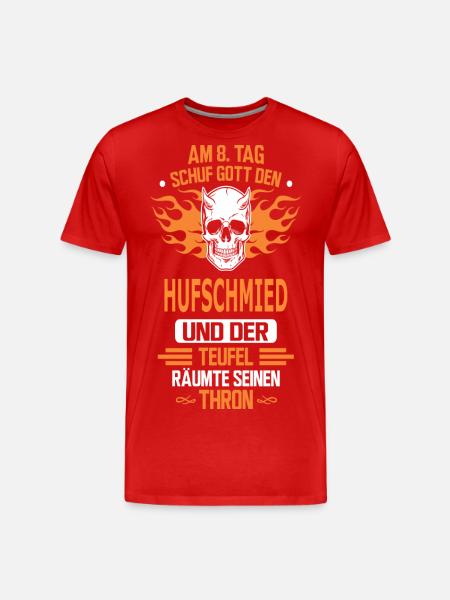 HUFSCHMIED - Männer Premium Bio T-Shirt - Rot