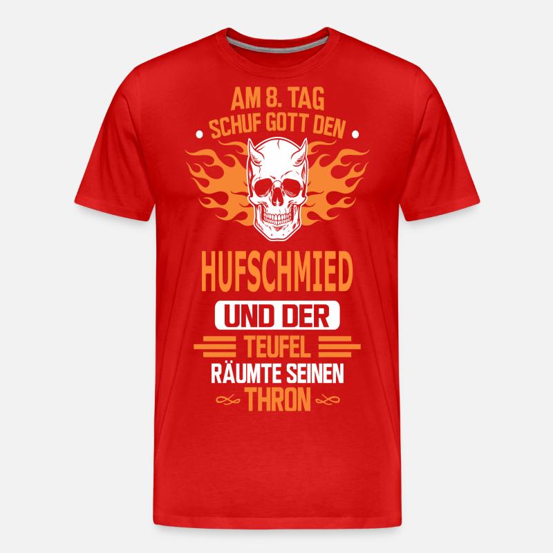 HUFSCHMIED - Männer Premium Bio T-Shirt - Rot