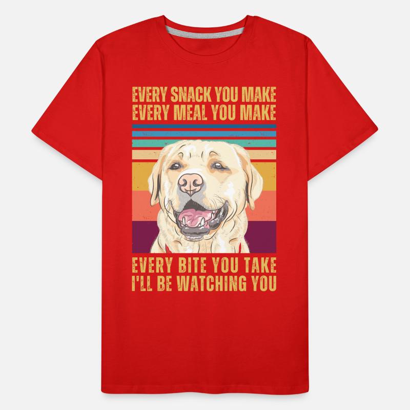 REGARDER RETRIEVER T-shirt bio Premium Homme