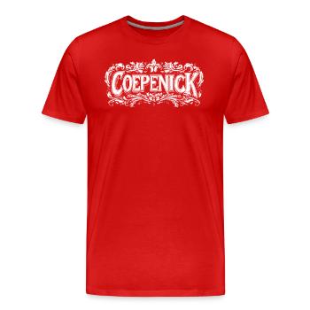 Berlin Köpenick Souvenir Cöpenick Barock-Style - Männer Premium Bio T-Shirt - Rot - Vorne - Damien (186cm)