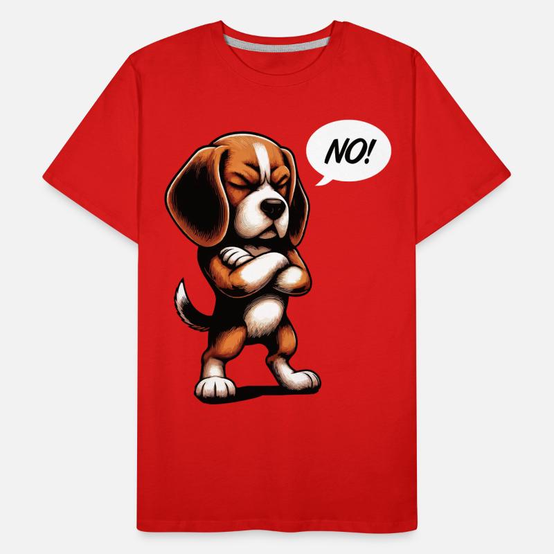Pas de Beagle Propriétaire de Beagle Beagle Lover Beaglefan T-shirt bio Premium Homme