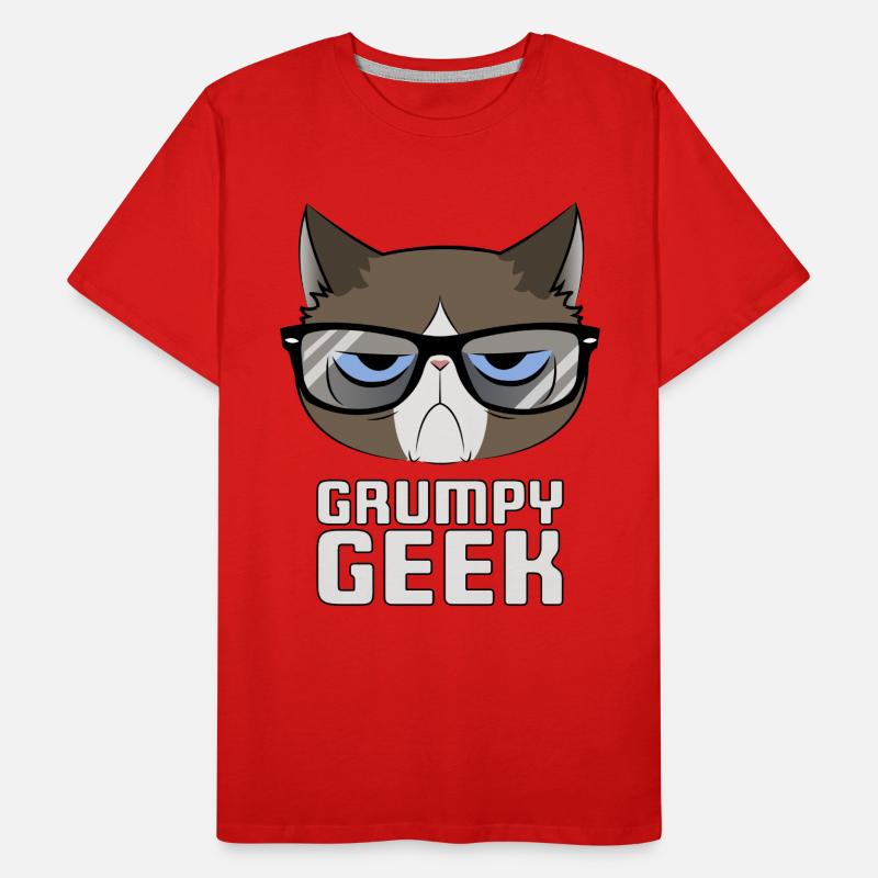 GRUMPY GEEK Men's Premium Organic T-Shirt