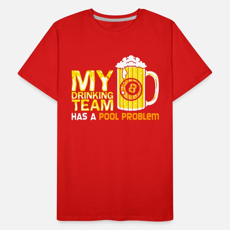 POOL / BILLIARDS: Pool Problem Männer Premium Bio T-Shirt