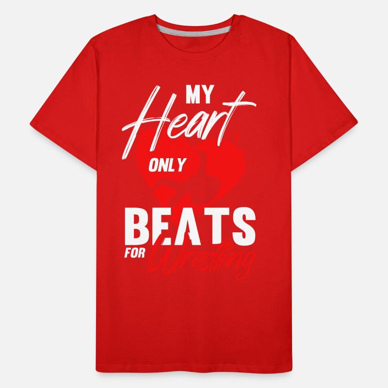 Ringen Trainer Ringer Ringen Geschenk Männer Premium Bio T-Shirt