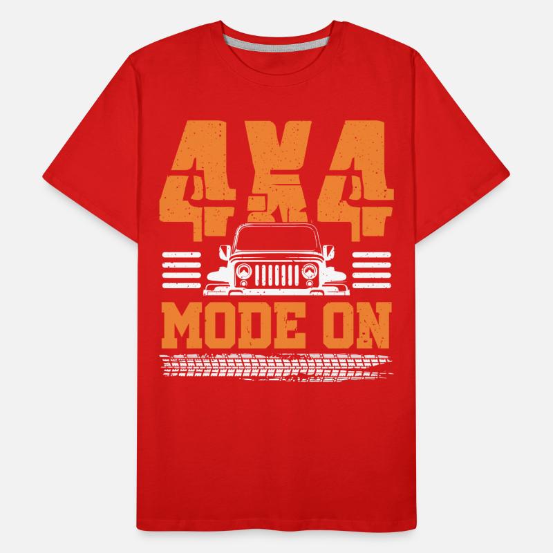 Mode 4x4 activé T-shirt bio Premium Homme