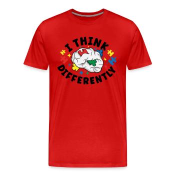 Autism Awareness Autism Disease Autistic Gift - Männer Premium Bio T-Shirt - Rot - Vorne - Damien (186cm)