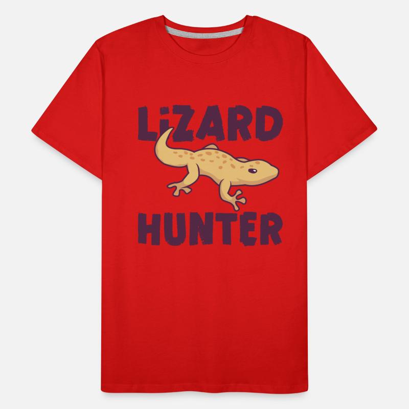 Lizard Bearded Dragon Lovers Reptile Lovers Men's Premium Organic T-Shirt