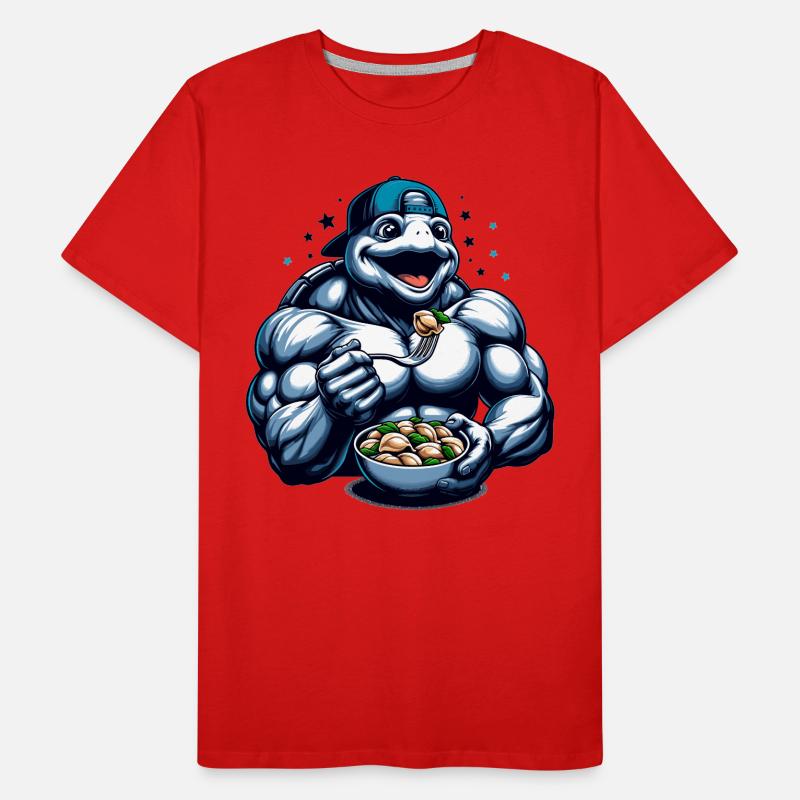 Pelmeni Power Turtle Gift Men's Premium Organic T-Shirt