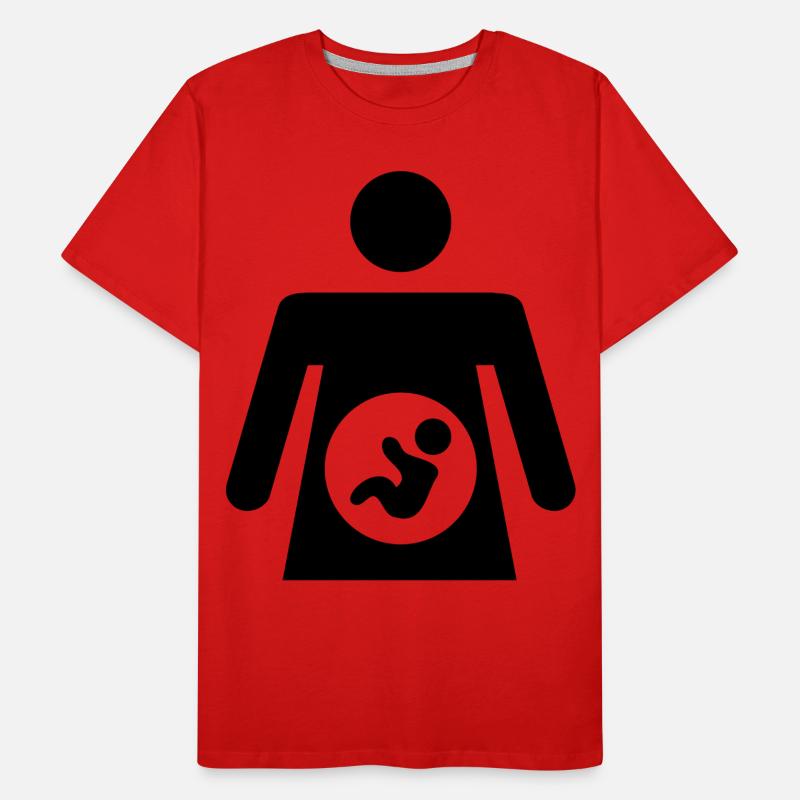 Grossesse T-shirt bio Premium Homme