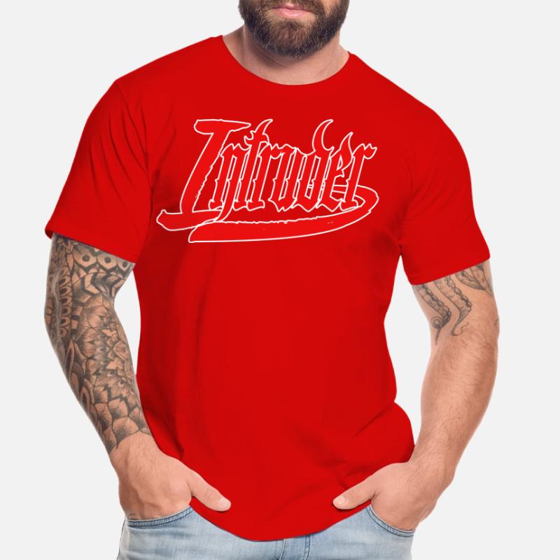 intruder hacker eindringling clan sticker computer Männer Premium Bio T-Shirt