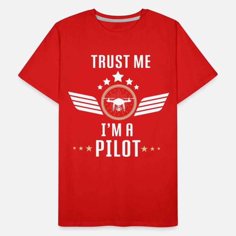 Drone Drone Pilote Drones quadcopter drone T-shirt bio Premium Homme