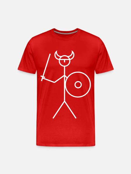 Viking - Männer Premium Bio T-Shirt - Rot