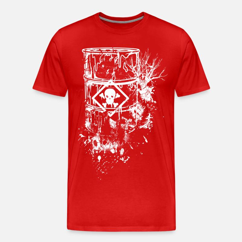 Giftmüll - Männer Premium Bio T-Shirt - Rot