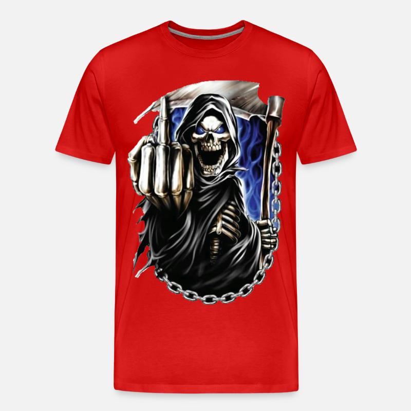 Reaper - Men's Premium Organic T-Shirt - red