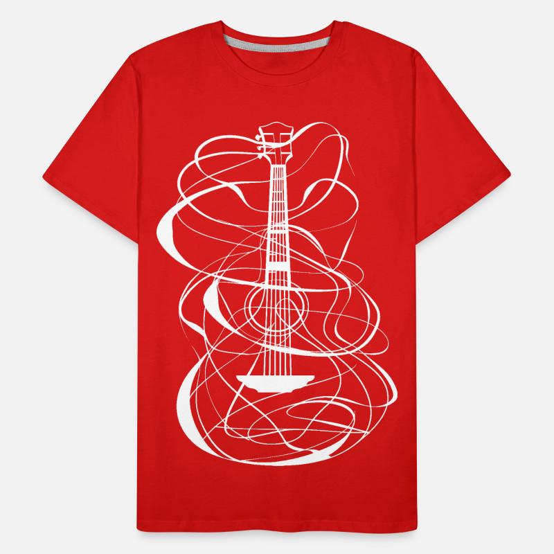 Ukulele Sketch Men's Premium Organic T-Shirt