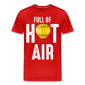 Montgolfière Montgolfière Montgolfière - T-shirt bio Premium Homme - rouge - Devant - Damien (186cm)