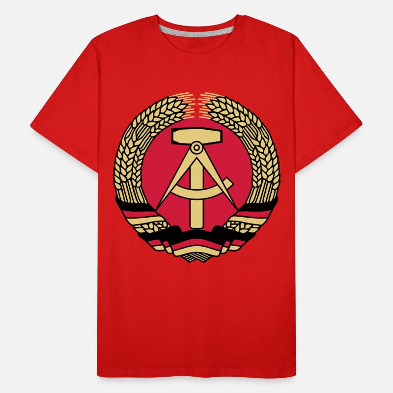 ddr gdr emblem Men's Premium Organic T-Shirt
