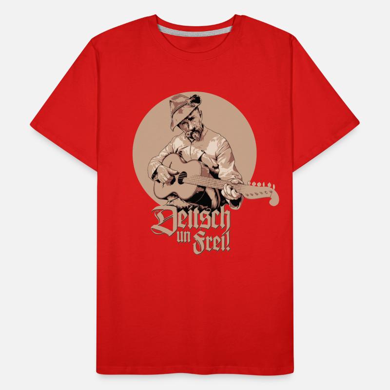 Deitsch un frei Männer Premium Bio T-Shirt