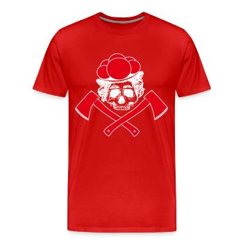 Schwarzwald - Männer Premium Bio T-Shirt - Rot - Vorne - Damien (186cm)