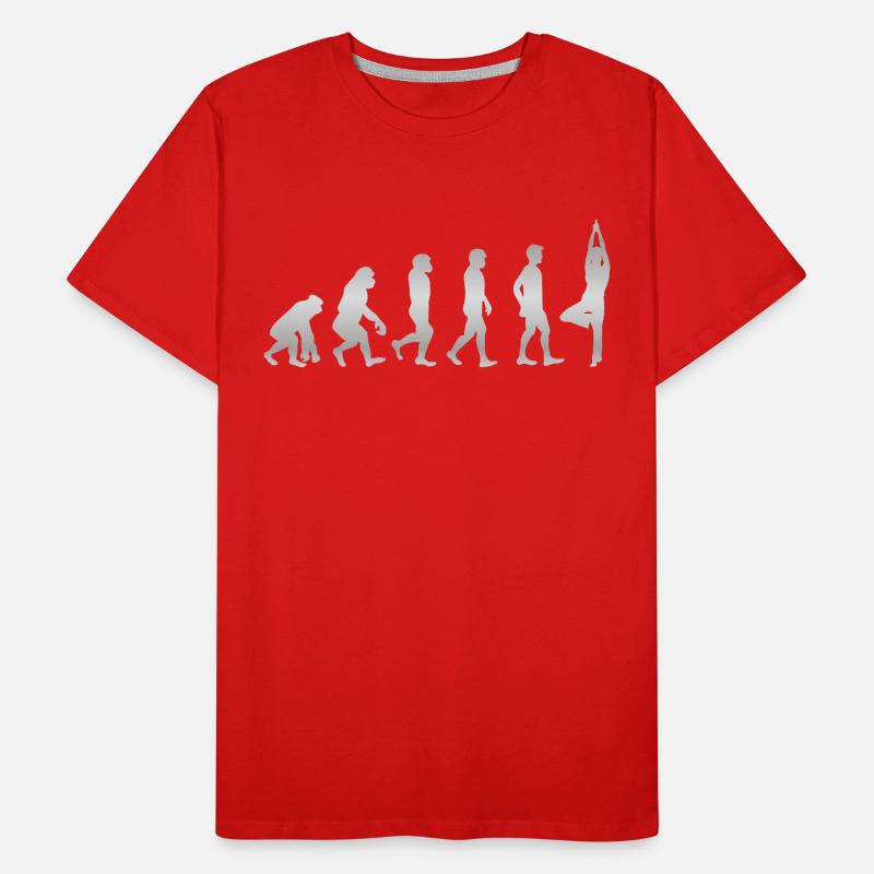 Die menschliche Evolution - TANZEN Männer Premium Bio T-Shirt
