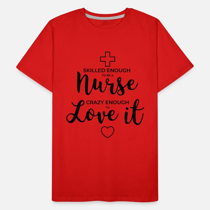 Krankenschwester Männer Premium Bio T-Shirt