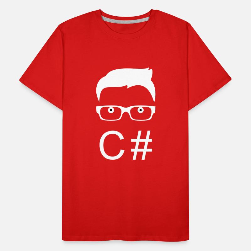 See Sharp C# C-Sharp Men's Premium Organic T-Shirt