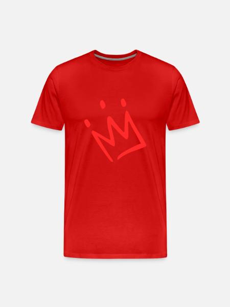 Crown red - Men's Premium Organic T-Shirt - red
