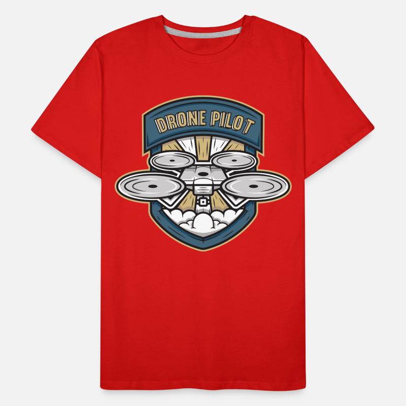Drone Drone Pilot Drones quadcopter drone Men's Premium Organic T-Shirt