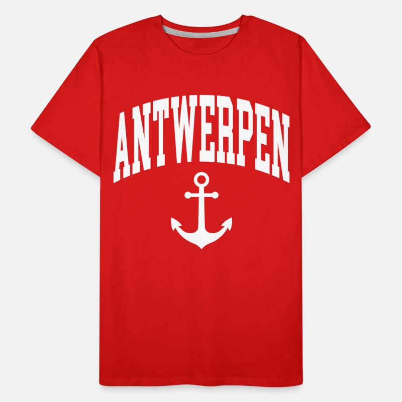 Antwerp Anchor Men's Premium Organic T-Shirt