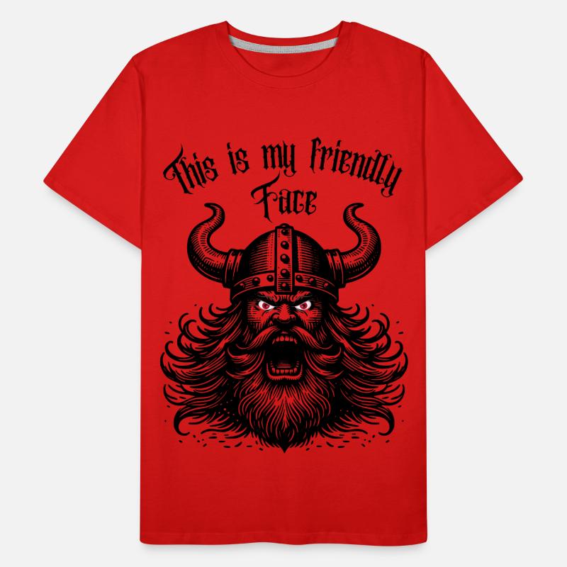 C’est mon visage amical T-shirt bio Premium Homme