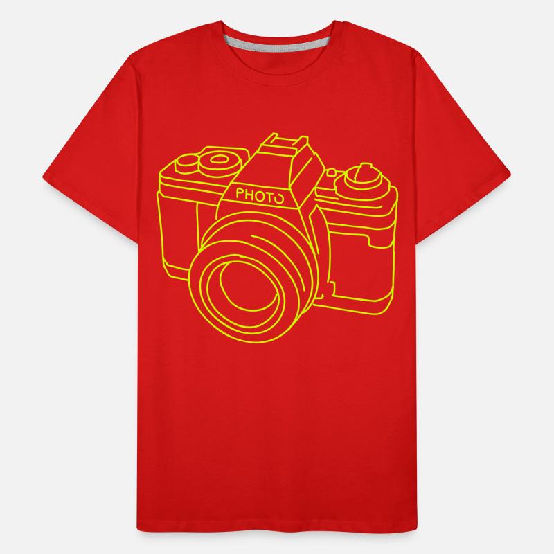 Camera (SLR) Men's Premium Organic T-Shirt