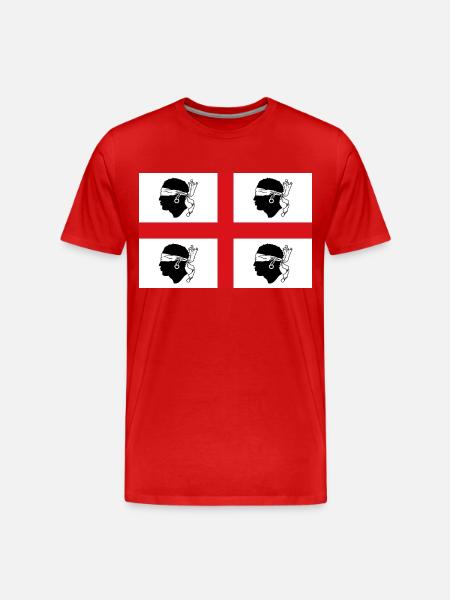 malex - Camiseta orgánica premium hombre - rojo