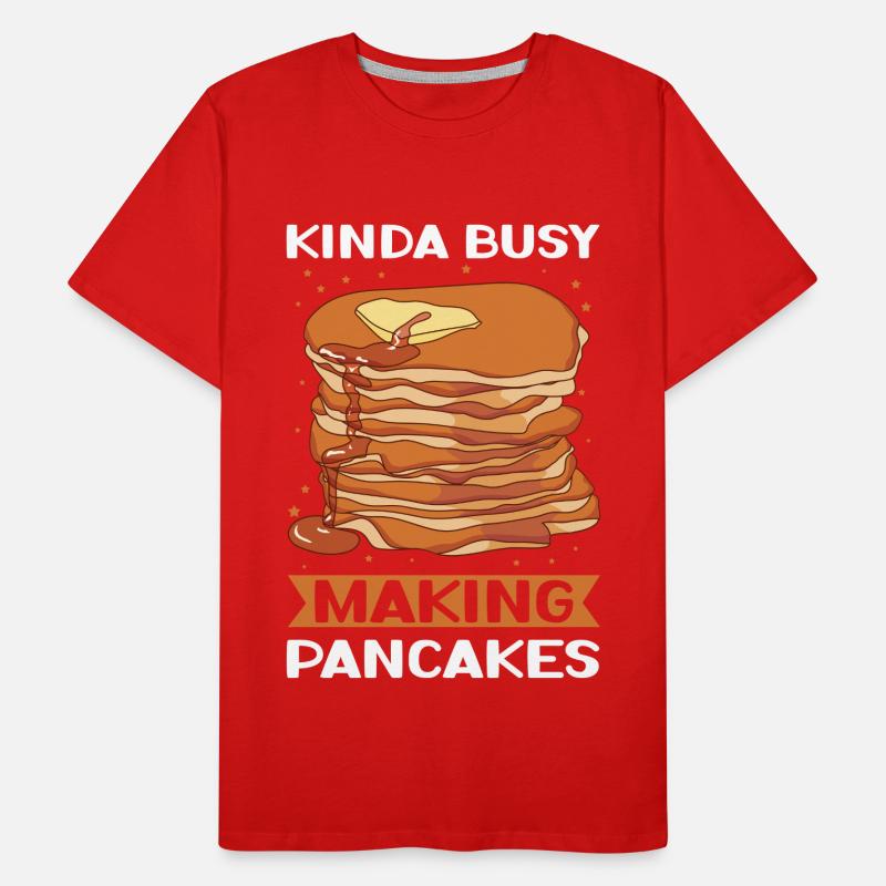 Pancake Pancake Pancake Gift Men's Premium Organic T-Shirt