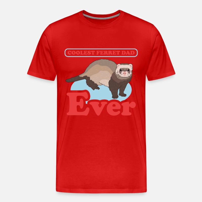 Frettchen Dad Besitzer Frettchen Geschenk - Männer Premium Bio T-Shirt - undefined