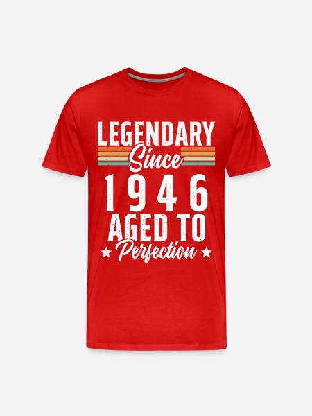 Legendary since 1946 - Men's Premium Organic T-Shirt - red
