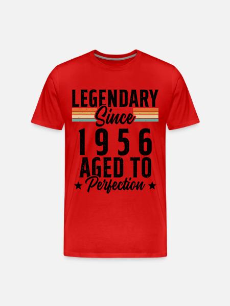 Legendary since 1956 - Men's Premium Organic T-Shirt - red