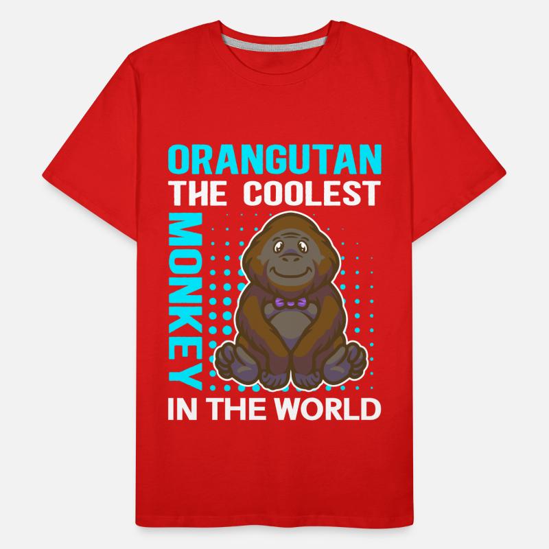 Orang-Utan | Affen Orangutan Geschenk Männer Premium Bio T-Shirt