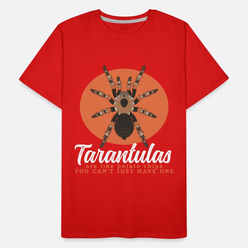 Vogelspinnen Tarantel Spinne Vogelspinne Geschenk Männer Premium Bio T-Shirt
