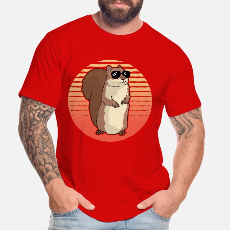 Süßes Eichhörnchen Grauhörnchen Hörnchen Geschenk Männer Premium Bio T-Shirt