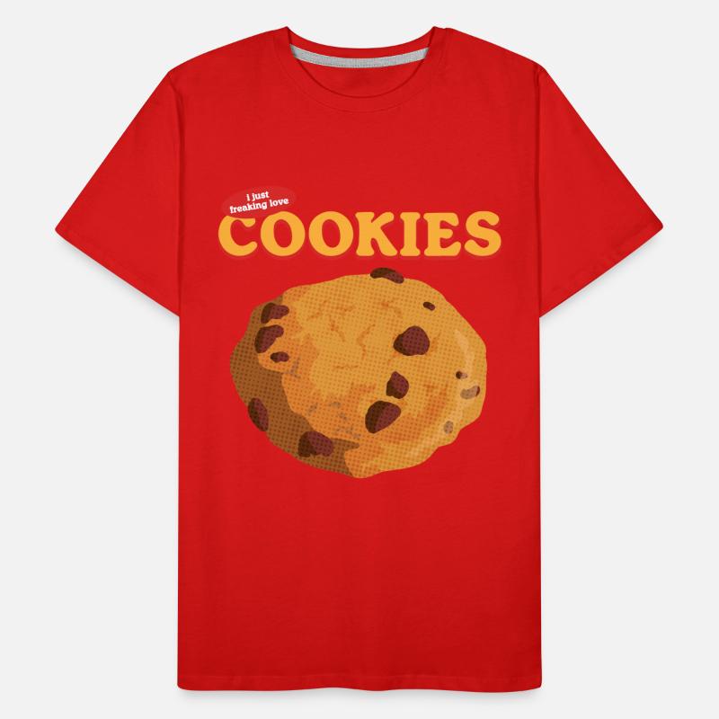 Cookies Cookie | Biscuits Baking Cookies Cadeau T-shirt bio Premium Homme