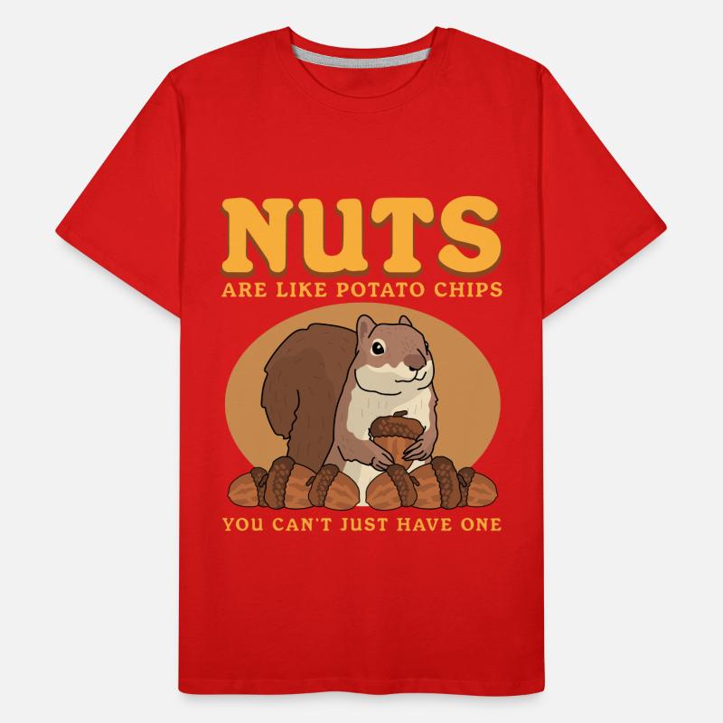 Süßes Eichhörnchen Grauhörnchen Hörnchen Geschenk Männer Premium Bio T-Shirt
