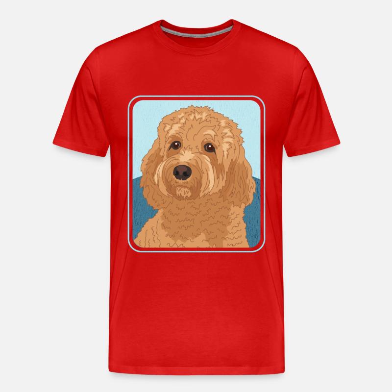 Cavapoo hunde Cavoodle hund ejer gave - Herre Premium T-shirt økologisk - rød