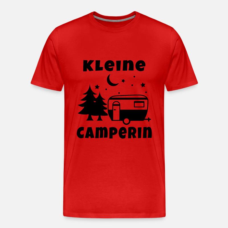 Nachwuchs Camper Nachwuchscamper Camping Wohnmobil - Männer Premium Bio T-Shirt - Rot