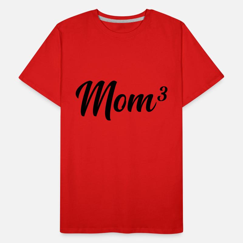 Mère de trois enfants à la puissance de 3 T-shirt bio Premium Homme