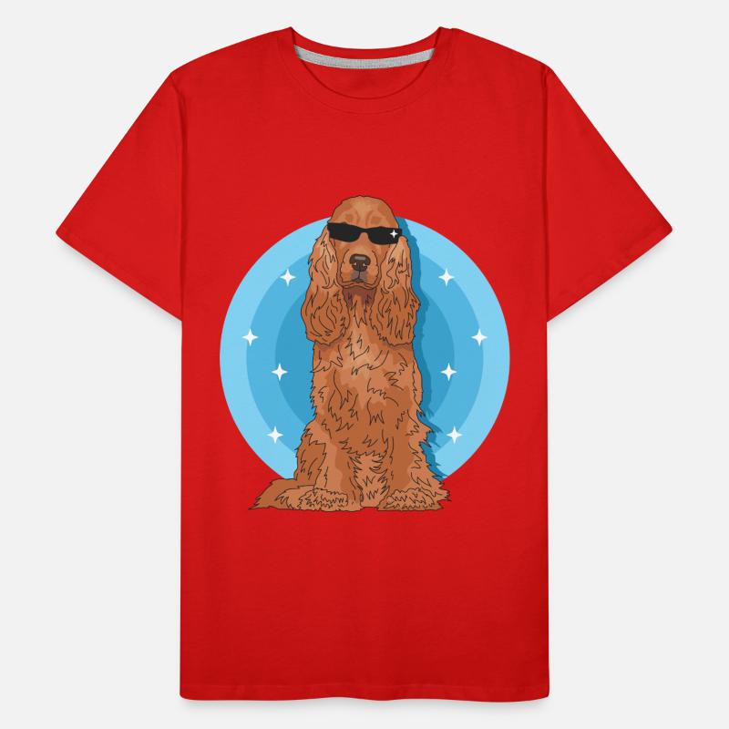 Cocker Spaniel Dogs Cocker Spaniel Gift Men's Premium Organic T-Shirt