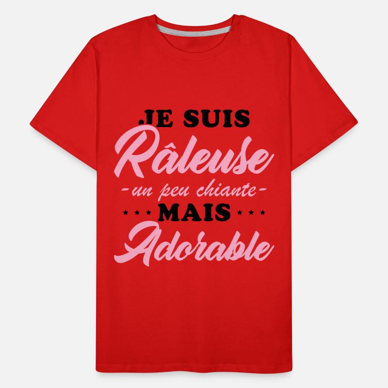 Grumpy but adorable personalized humor gift Men's Premium Organic T-Shirt